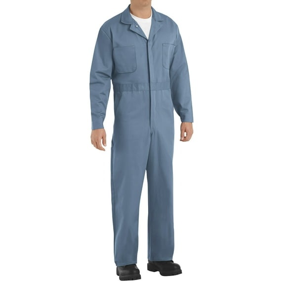 Red Kap Men's Button-Front Cotton Coverall