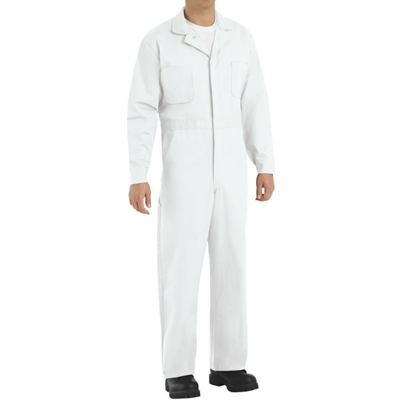Red Kap Men's Button-Front Cotton Coverall