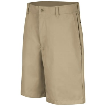 Red Kap Men's Cotton Casual Plain Front Short