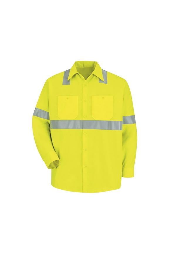 ® Men's Hi-Visibility Long Sleeve Work Shirt - Type R, Class 2