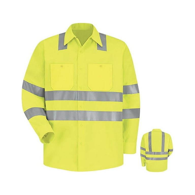 Red kap cheap hi visibility shirts
