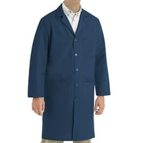 Red Kap Men's Lab Coat with Button Closure