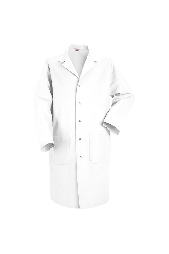 Men's Lab Coat with Gripper Closure