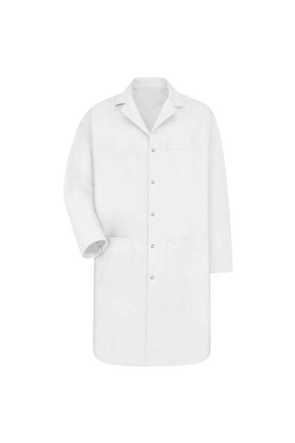 Men's Lab Coat with Gripper Closure