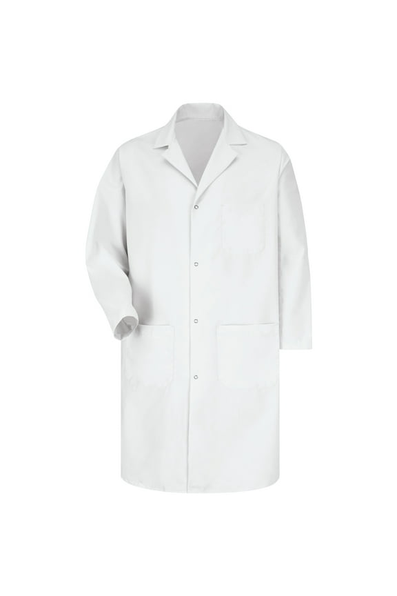 Men's Lab Coat with Gripper Closure