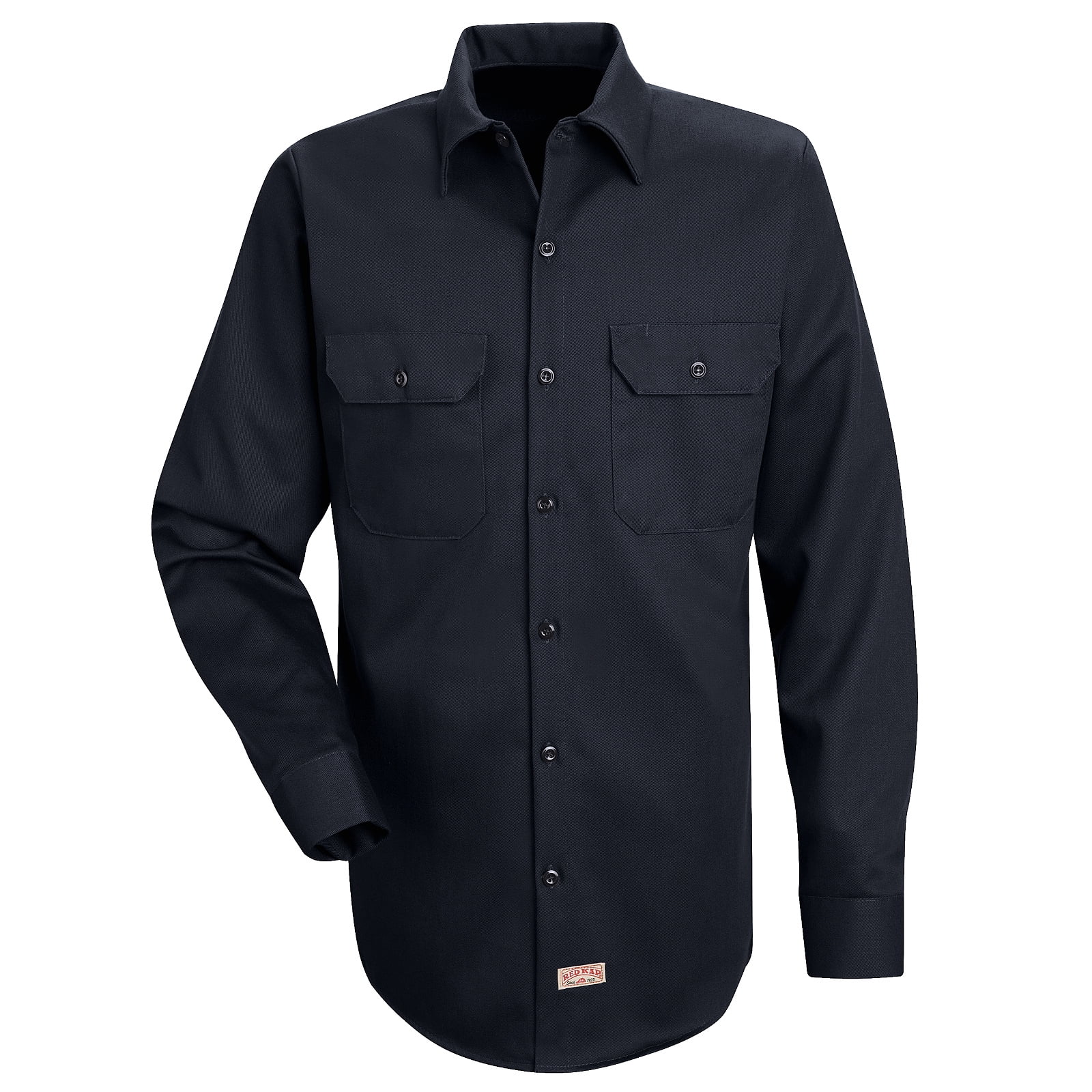 Red Kap® Men's Long Sleeve Deluxe Heavyweight Cotton Shirt - Walmart.com