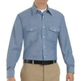 thumbnail image 1 of Red Kap Men's Long Sleeve Deluxe Western Style Shirt, 1 of 4