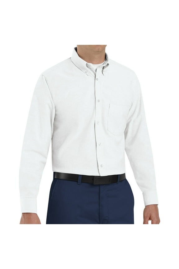Men's Long Sleeve Executive Oxford Dress Shirt