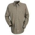 thumbnail image 1 of Red Kap® Men's Long Sleeve Geometric Microcheck Work Shirt, 1 of 2