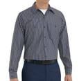 thumbnail image 1 of Red KapÂ® Men's Long Sleeve Industrial Stripe Work Shirt, 1 of 2