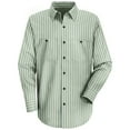 thumbnail image 1 of Red KapÂ® Men's Long Sleeve Industrial Stripe Work Shirt, 1 of 2