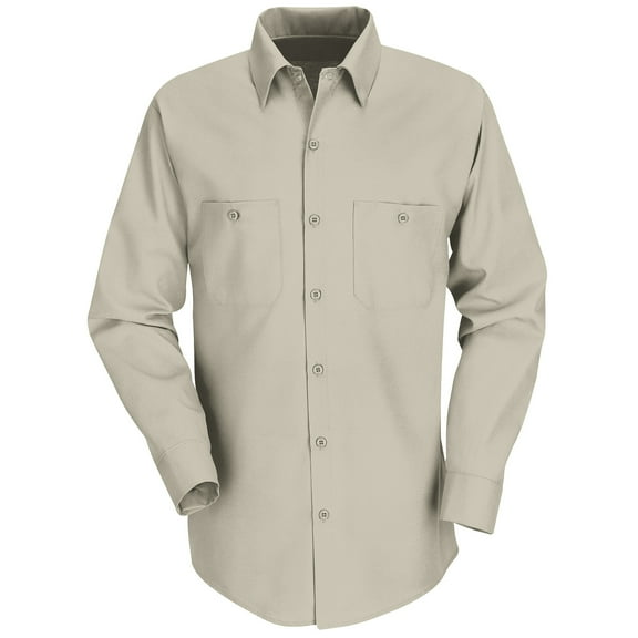 Red Kap Men's Long Sleeve Industrial Work Shirt