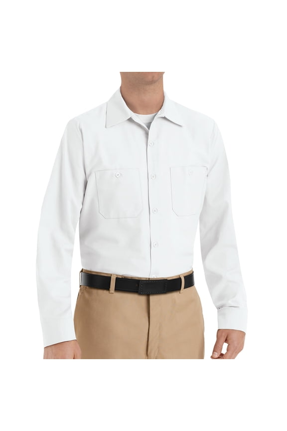 Men's Long Sleeve Industrial Work Shirt