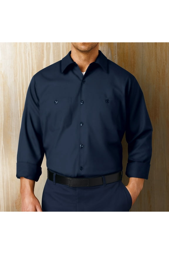 Men's Long Sleeve Industrial Work Shirt