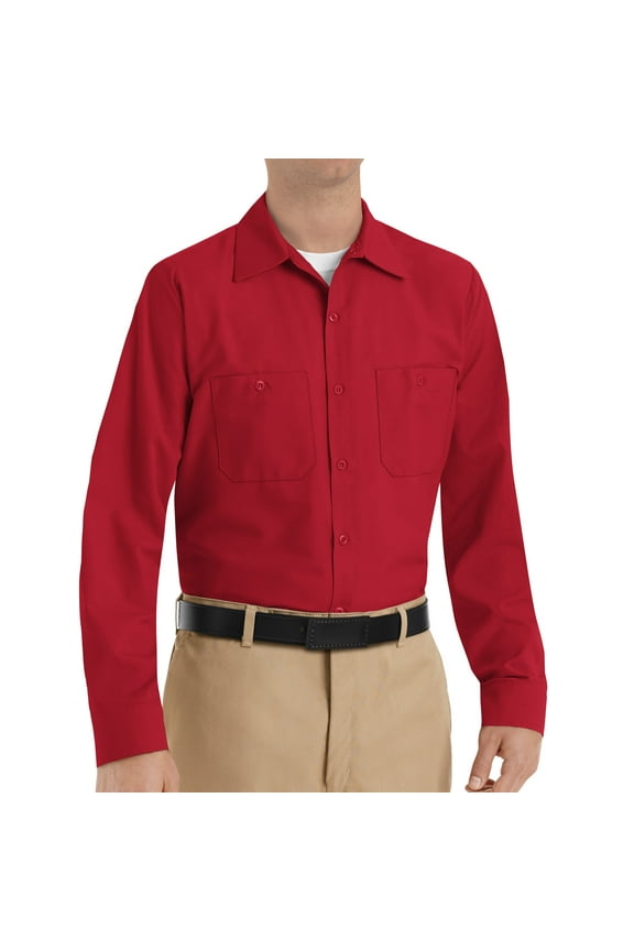 Men's Long Sleeve Industrial Work Shirt