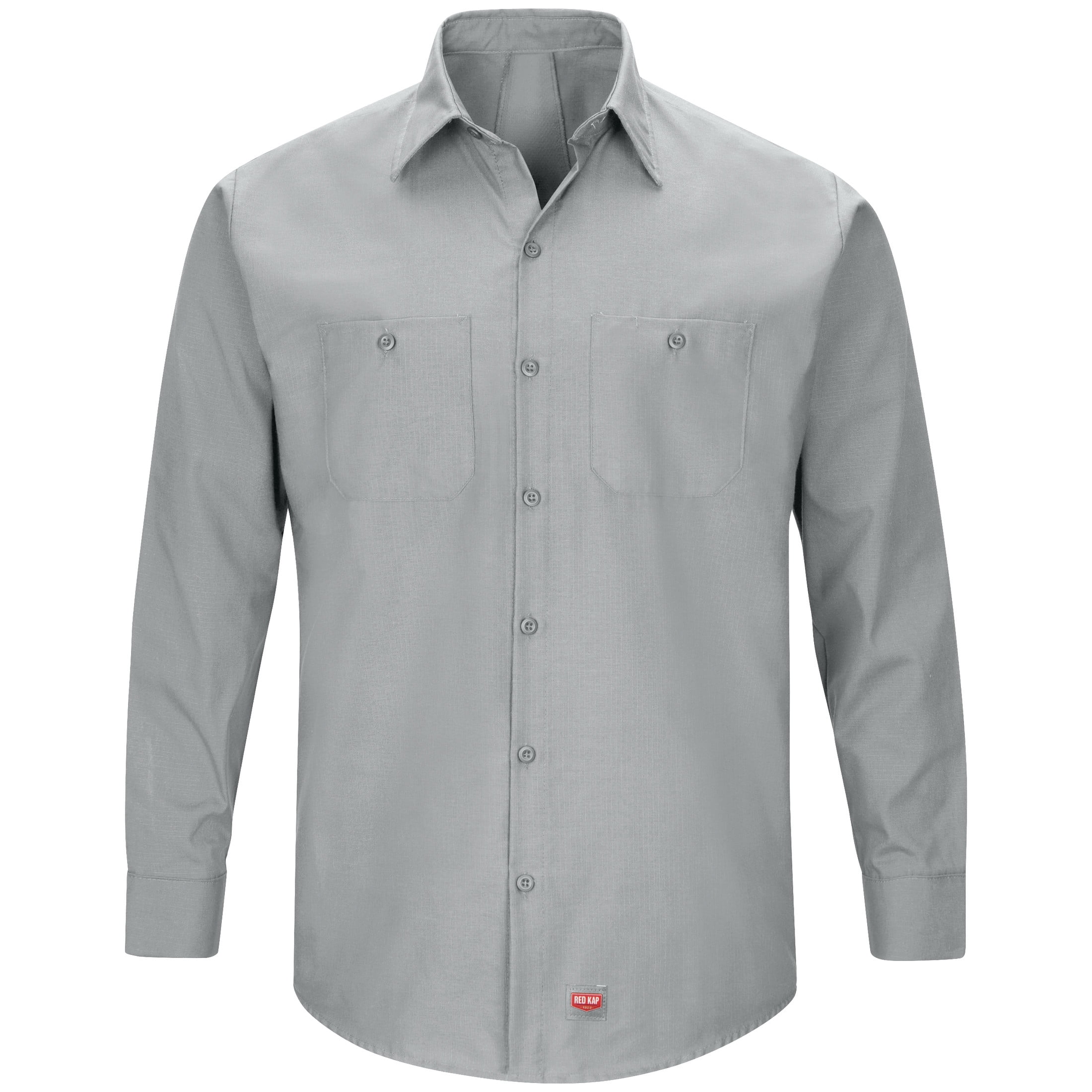 Red Kap Men's Long Sleeve Work Shirt with MIMIX™ - Walmart.com