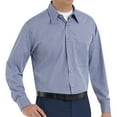 thumbnail image 1 of Red Kap Men's Long Sleeve Mini-Plaid Uniform Shirt, 1 of 4