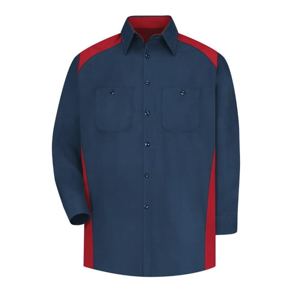 Red Kap® Men's Long Sleeve Motorsports Shirt