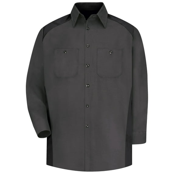Red Kap Men's Long Sleeve Motorsports Shirt