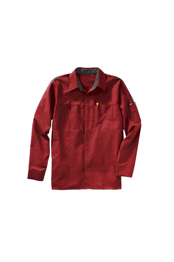 Men's Long Sleeve Performance Plus Shop Shirt with OIL BLOK Technology