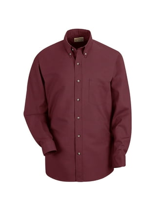 Burgundy dress shirt walmart cheap