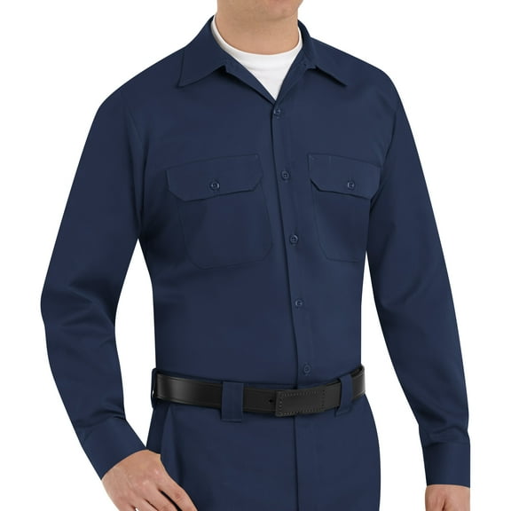 Red Kap Men's Long Sleeve Utility Uniform Shirt