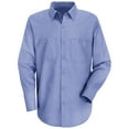thumbnail image 1 of Red Kap Men's Long Sleeve Wrinkle-Resistant Cotton Work Shirt, 1 of 2