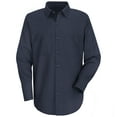 thumbnail image 1 of Red Kap Men's Long Sleeve Wrinkle-Resistant Cotton Work Shirt, 1 of 2