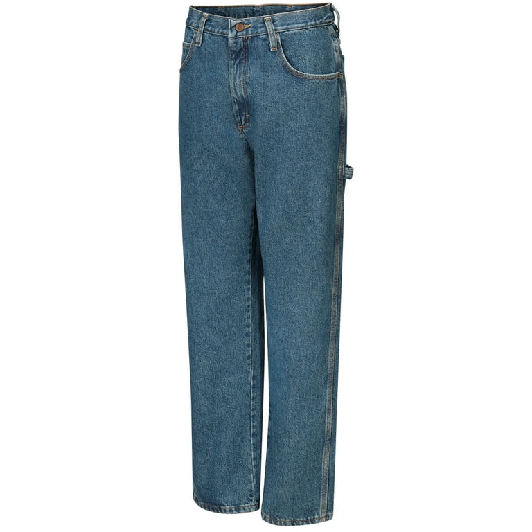 Red Kap Loose Fit Dungaree - Heavyweight Denim - Walmart.com
