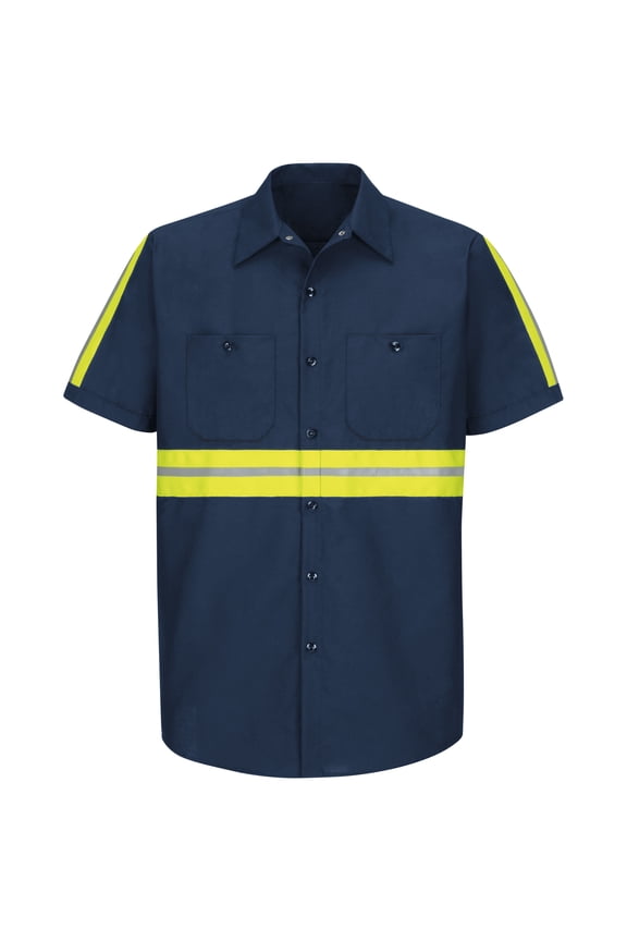 ® Short Sleeve Enhanced Visibility Industrial Work Shirt