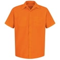 thumbnail image 1 of Red Kap Men's Short Sleeve Enhanced Visibility Work Shirt, 1 of 3