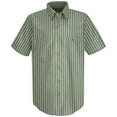 thumbnail image 1 of Red KapÂ® Men's Short Sleeve Industrial Stripe Work Shirt, 1 of 2
