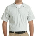 thumbnail image 1 of Red Kap Men's Short Sleeve Industrial Stripe Work Shirt, 1 of 4