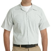 Red Kap Men's Short Sleeve Industrial Stripe Work Shirt