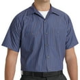 thumbnail image 1 of Red Kap Men's Short Sleeve Industrial Stripe Work Shirt, 1 of 4