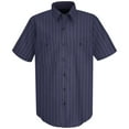thumbnail image 1 of Red Kap® Men's Short Sleeve Industrial Stripe Work Shirt, 1 of 4