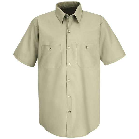 Red Kap Men's Short Sleeve Industrial Work Shirt