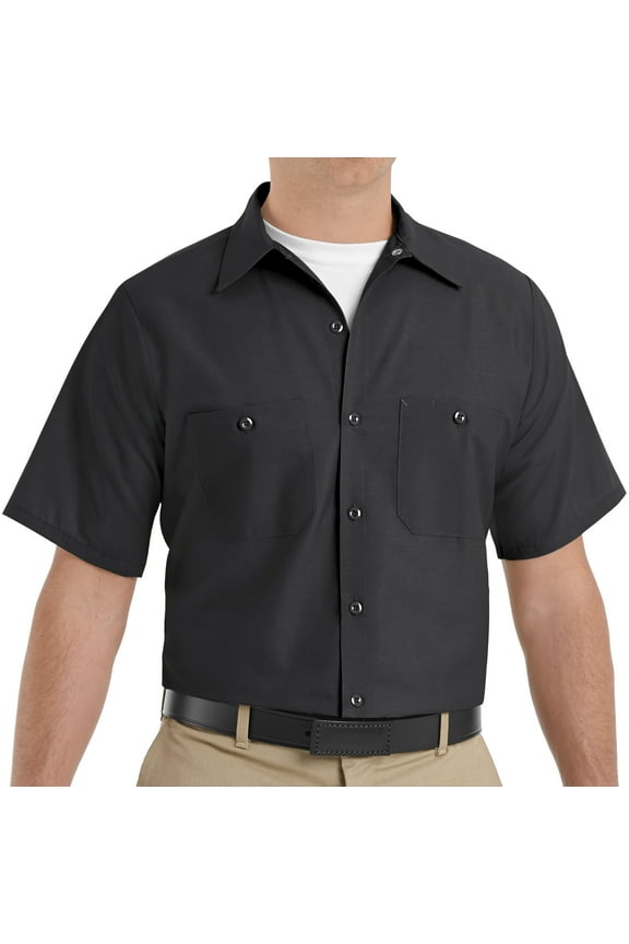 Men's Short Sleeve Industrial Work Shirt