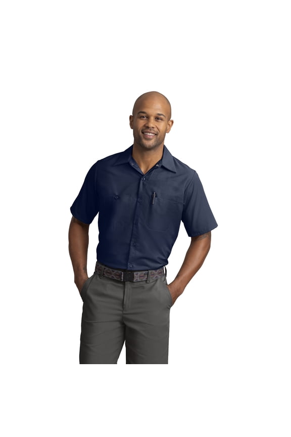 ® Men's Short Sleeve Industrial Work Shirt