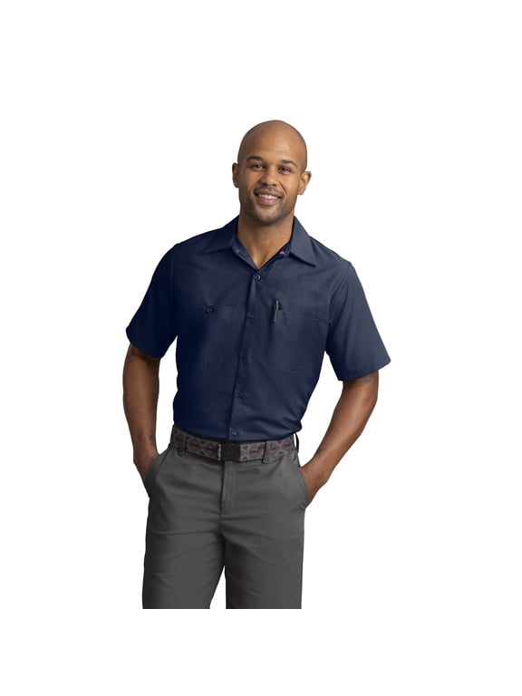 ® Men's Short Sleeve Industrial Work Shirt