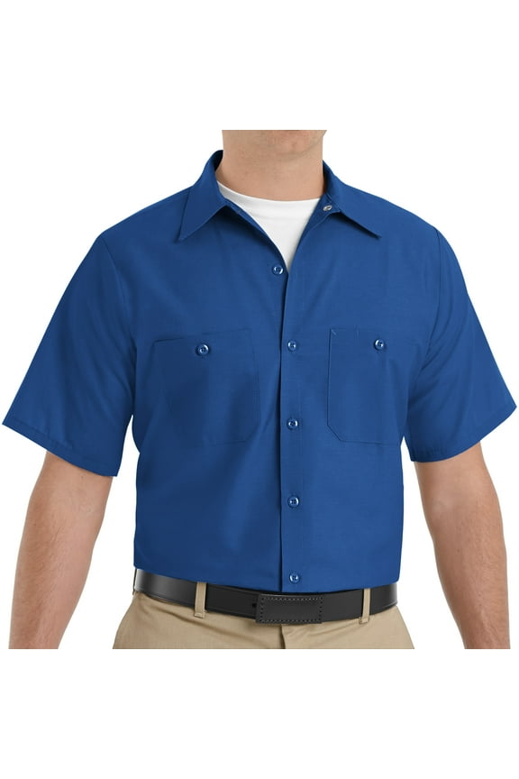 Men's Short Sleeve Industrial Work Shirt