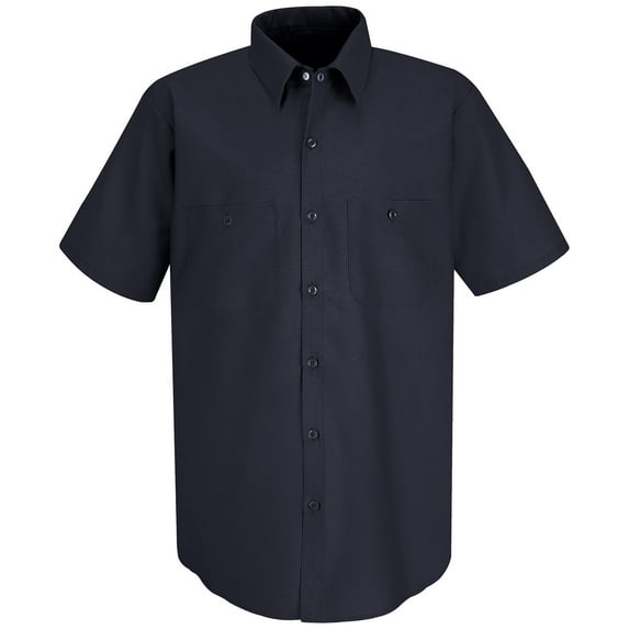 Red Kap Men's Short Sleeve Industrial Work Shirt