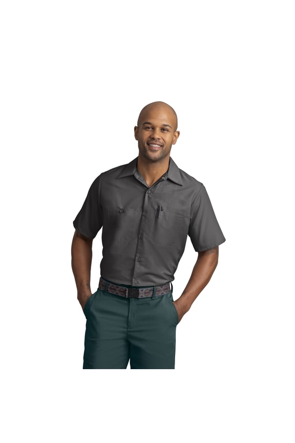 ® Men's Short Sleeve Industrial Work Shirt
