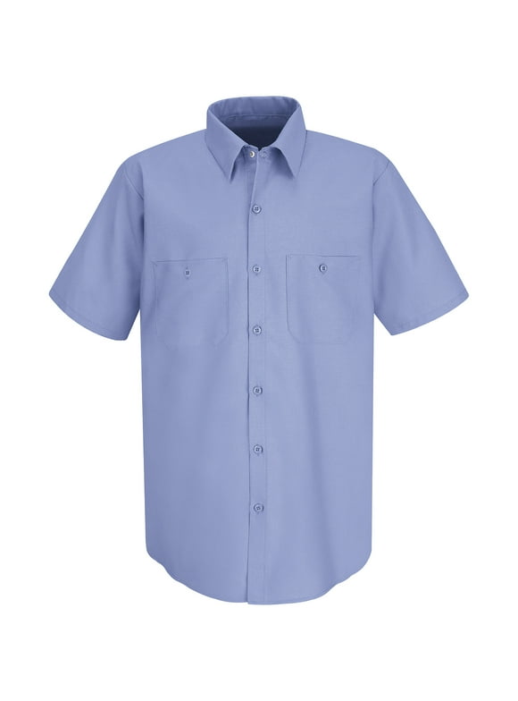 Red Kap® Men's Short Sleeve Industrial Work Shirt