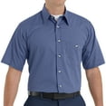 thumbnail image 1 of Red Kap Men's Short Sleeve Mini-Plaid Uniform Shirt, 1 of 6