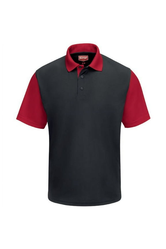® Men's Short Sleeve Performance Knit® Color Block Polo