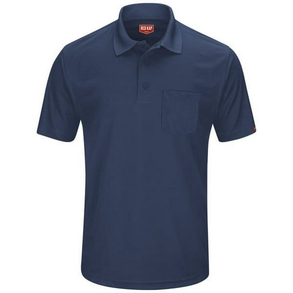 Red Kap Men's Short Sleeve Performance Knit Pocket Polo