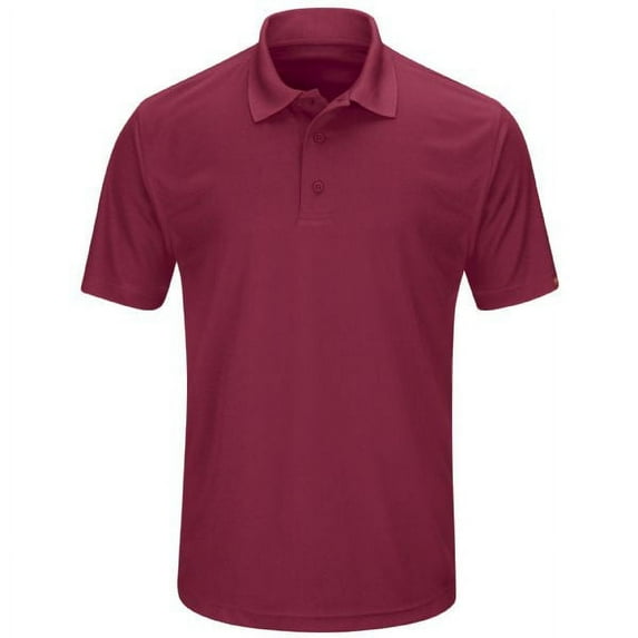 Red Kap Men's Short Sleeve Performance Knit Pocketless Core Polo