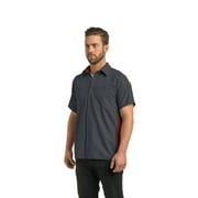 Red Kap Mens Short Sleeve Performance Plus Shop Shirt with OilBlok Technology