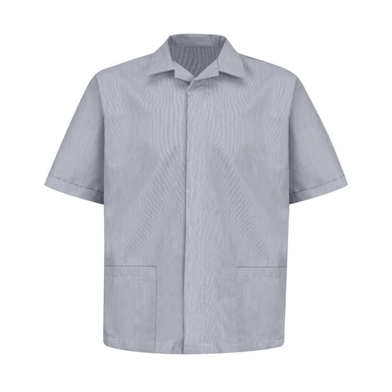 Red Kap Men's Short Sleeve Pincord Shirt Jacket